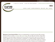 Tablet Screenshot of curveservicedoffices.co.uk